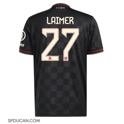 Muški Nogometni Dres Bayern Munich Konrad Laimer #27 Rezervni 2025-26 Kratak Rukav Muški Nogometni Dres Bayern Munich Konrad Laimer #27 Rezervni 2025-26 Kratak Rukav